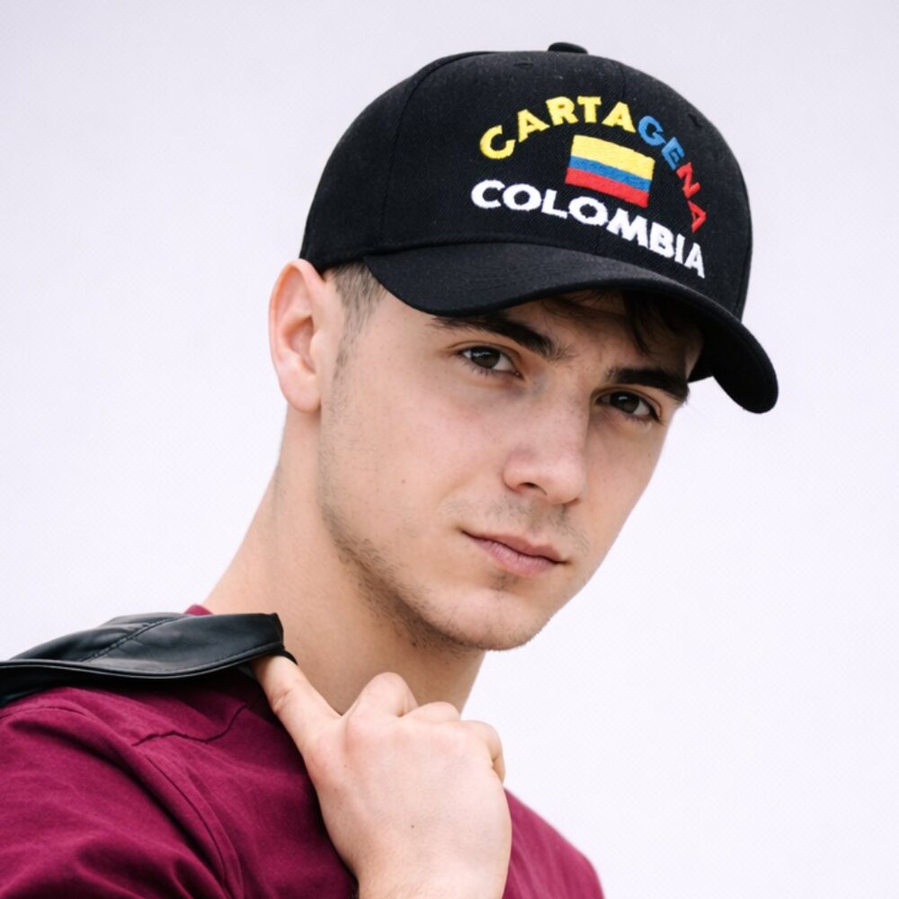 Cartagena Colombia Souvenir 6-Panel Embroidered Dad Cap - OS